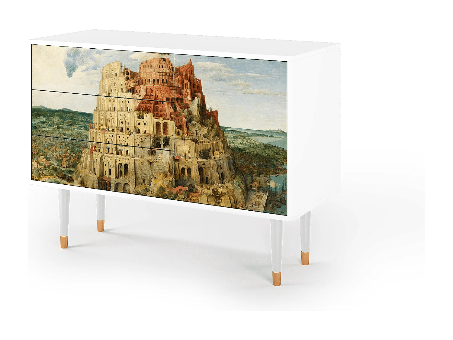 Dressoir - 115х84х41 cm - S3 - Elder The Tower, Wit