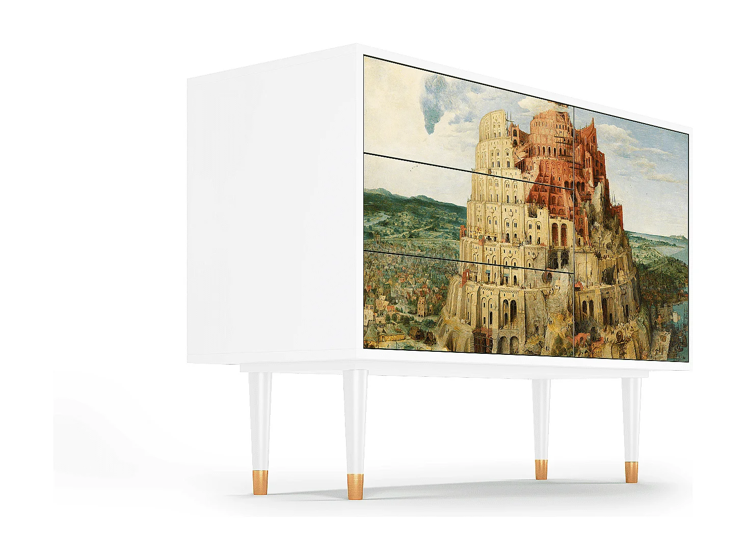 Buffet - 115х84х41 cm - S3 - Elder The Tower, Blanc