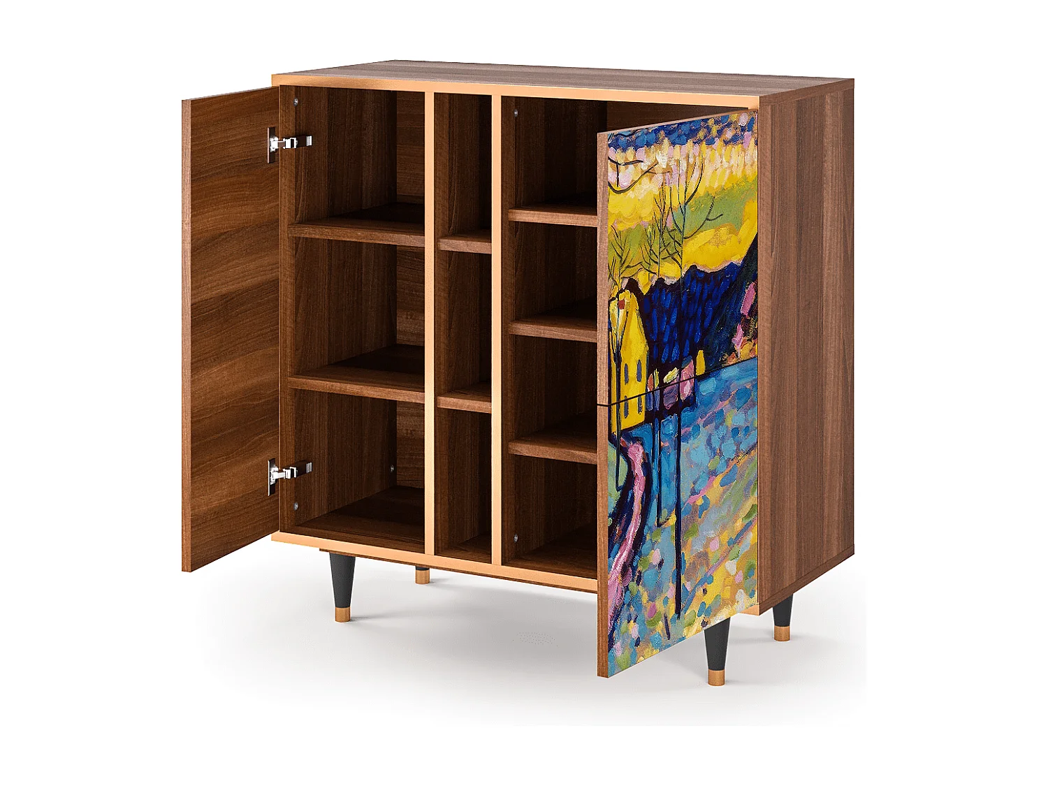 Buffet - 94х96х41 cm - BS5 - Winter Landscape, Noyer