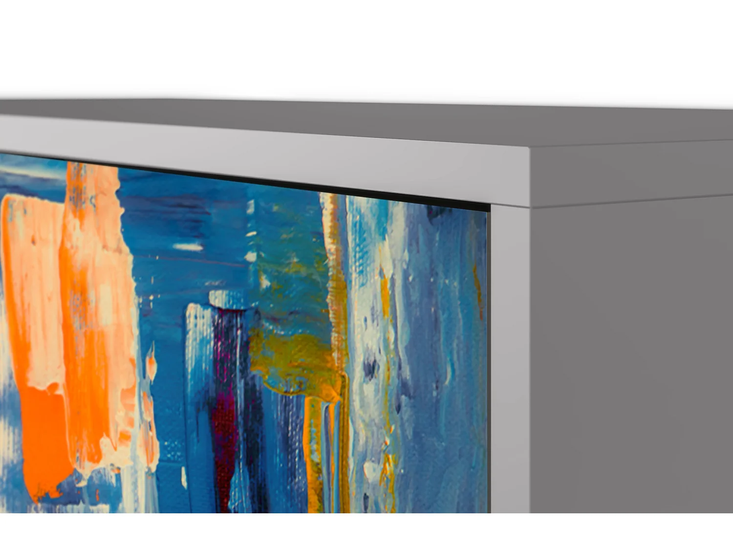 Buffet - 115х84х41 cm - S3 - Abstract Expressionism, Gris