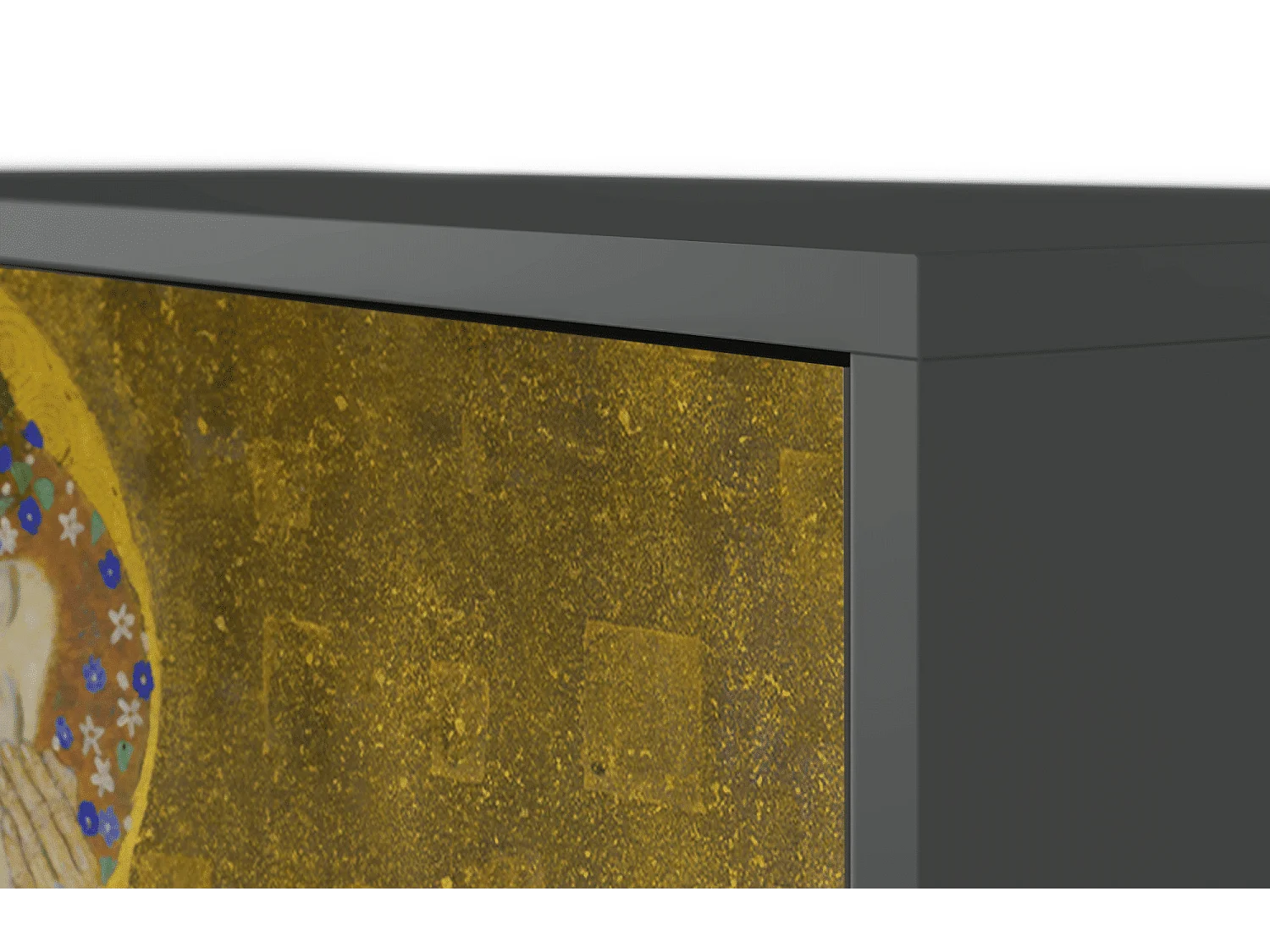 Kredens - 115х84х41 cm - S3 - The Kiss by Klimt , Antracyt