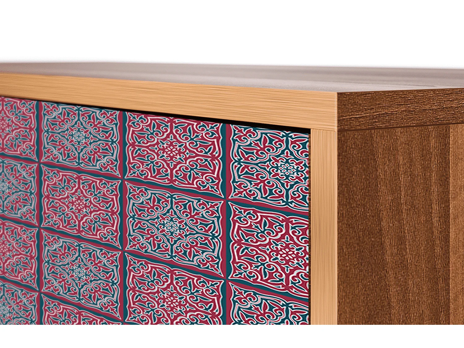 Kredens - 115х84х41 cm - S3 - Riviera Mosaic, Orzech