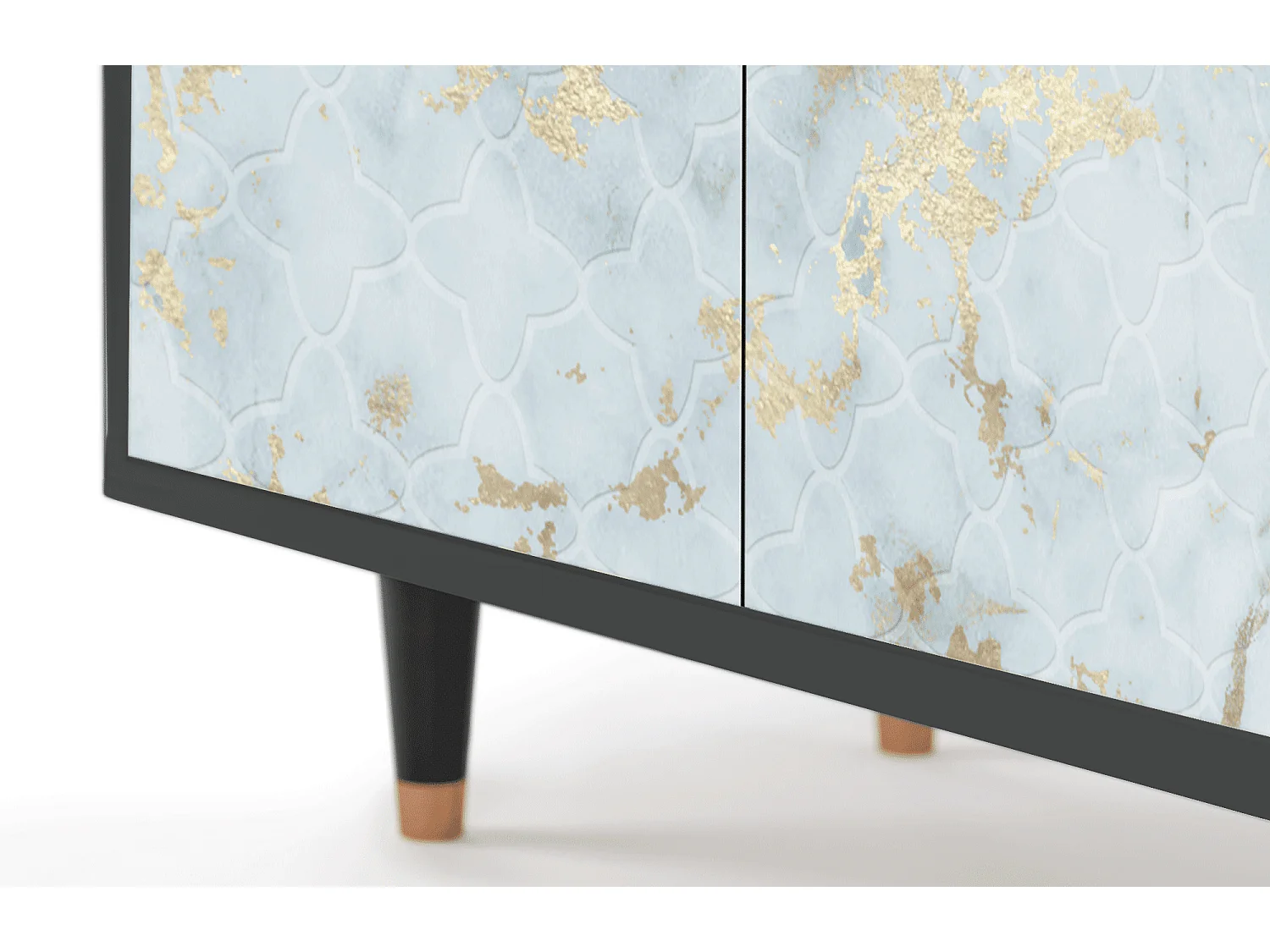 Buffet - 94x96x48 cm - BS3 - Golden Waves, Anthracite