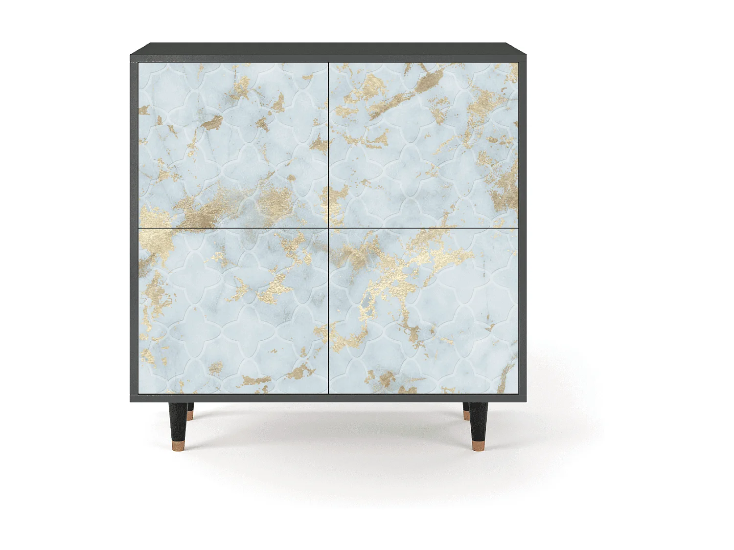 Sideboard - 94x96x48 cm - BS3 - Golden Waves, Anthrazit
