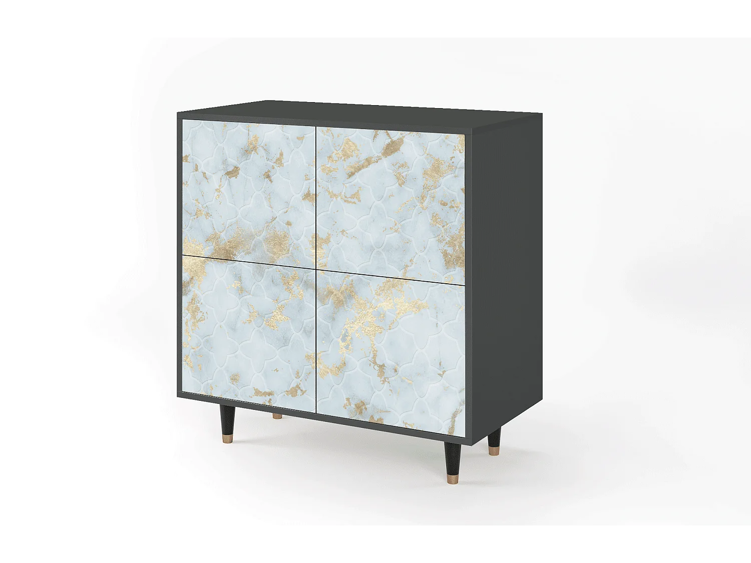 Sideboard - 94x96x48 cm - BS3 - Golden Waves, Anthrazit