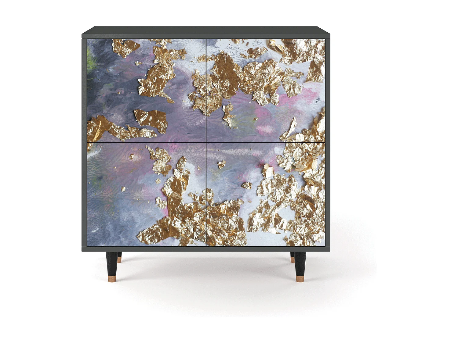 Kredens - 94x96x48 cm - BS3 - Planet Earth, Antracyt