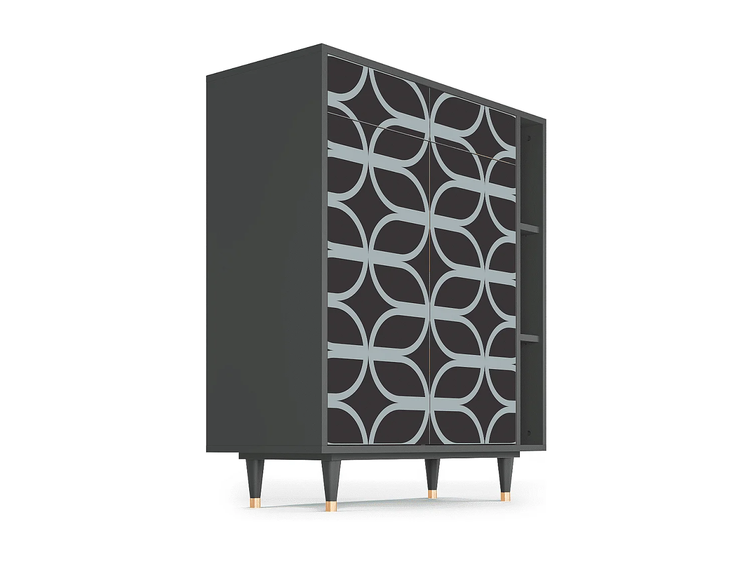 Aparador - 96х110х41 cm - BS6 - Braided Blue, Antracite