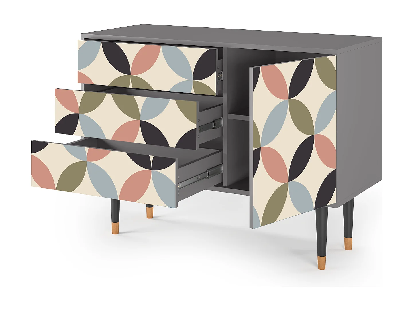 Buffet - 115х84х41 cm - S3 - Butterfly Effect, Gris