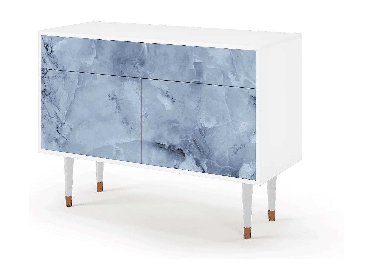 Buffet - 115x85x48 cm - BS4 - Feather Ice, Blanc