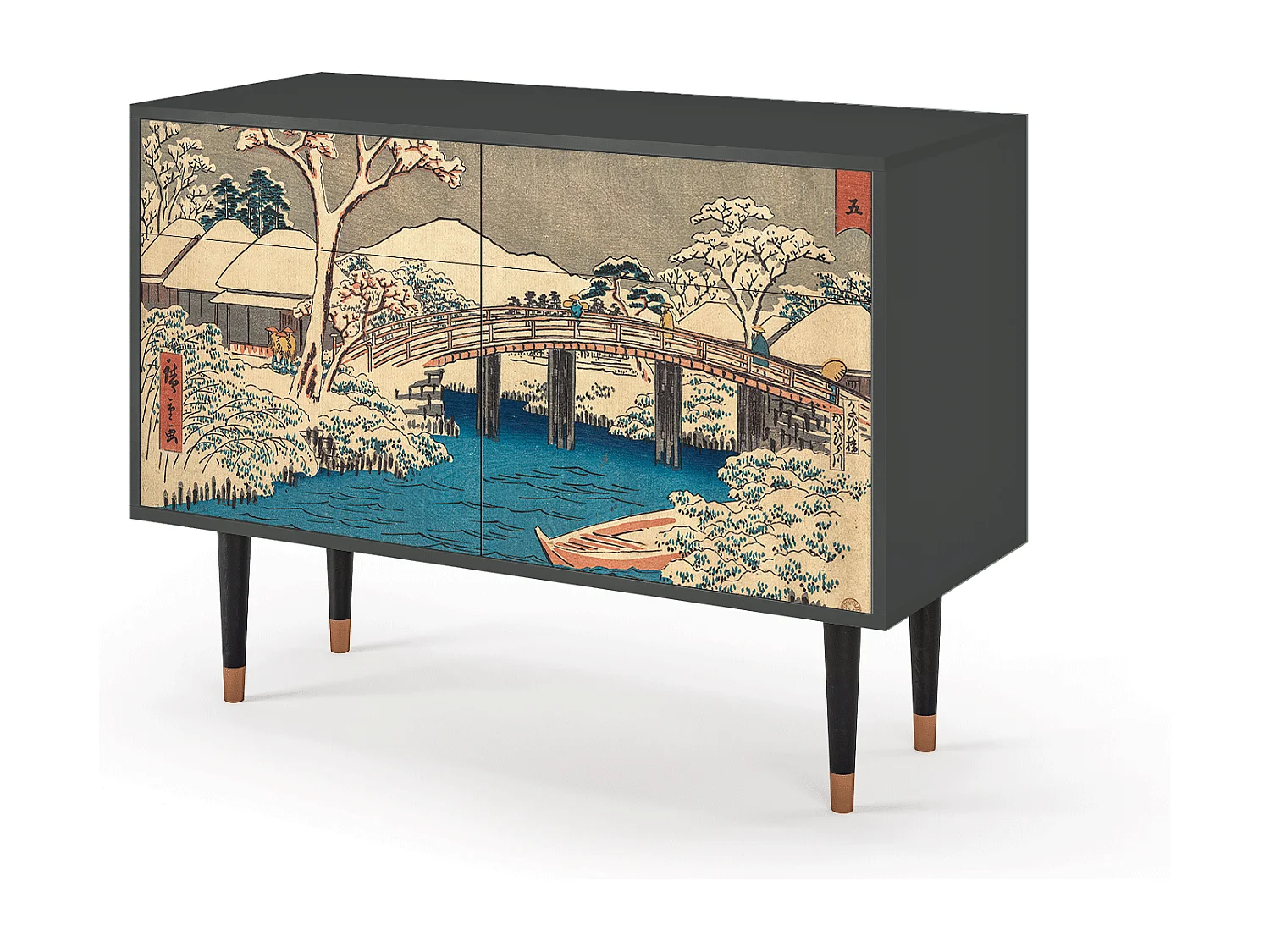 Aparador - 115x85x48 cm - BS4 - Katabira River, Antracite