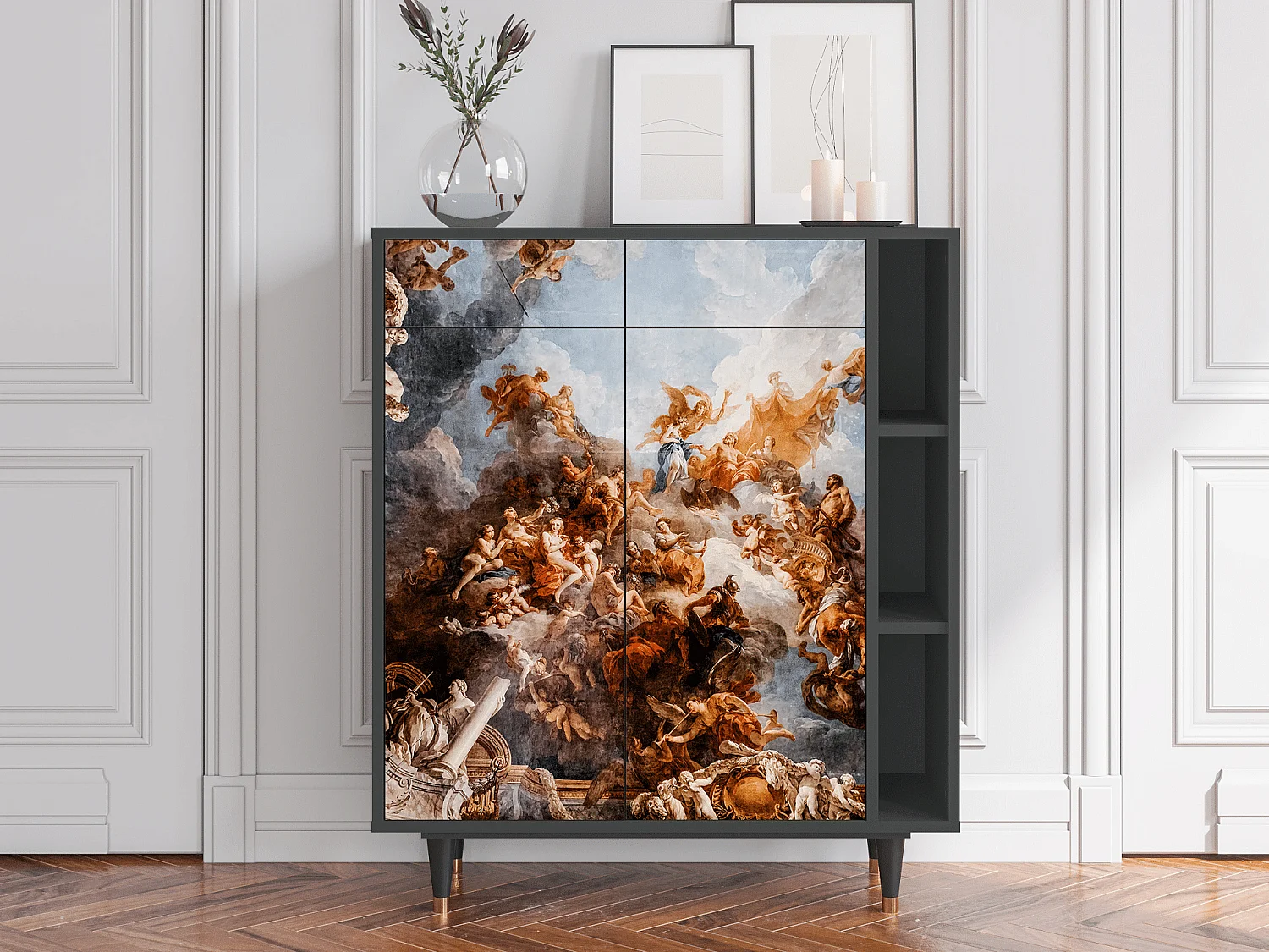 Aparador - 96х110х41 cm - BS6 - Versailles, Antracita