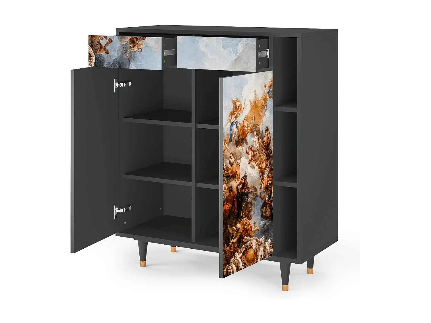 Aparador - 96х110х41 cm - BS6 - Versailles, Antracita