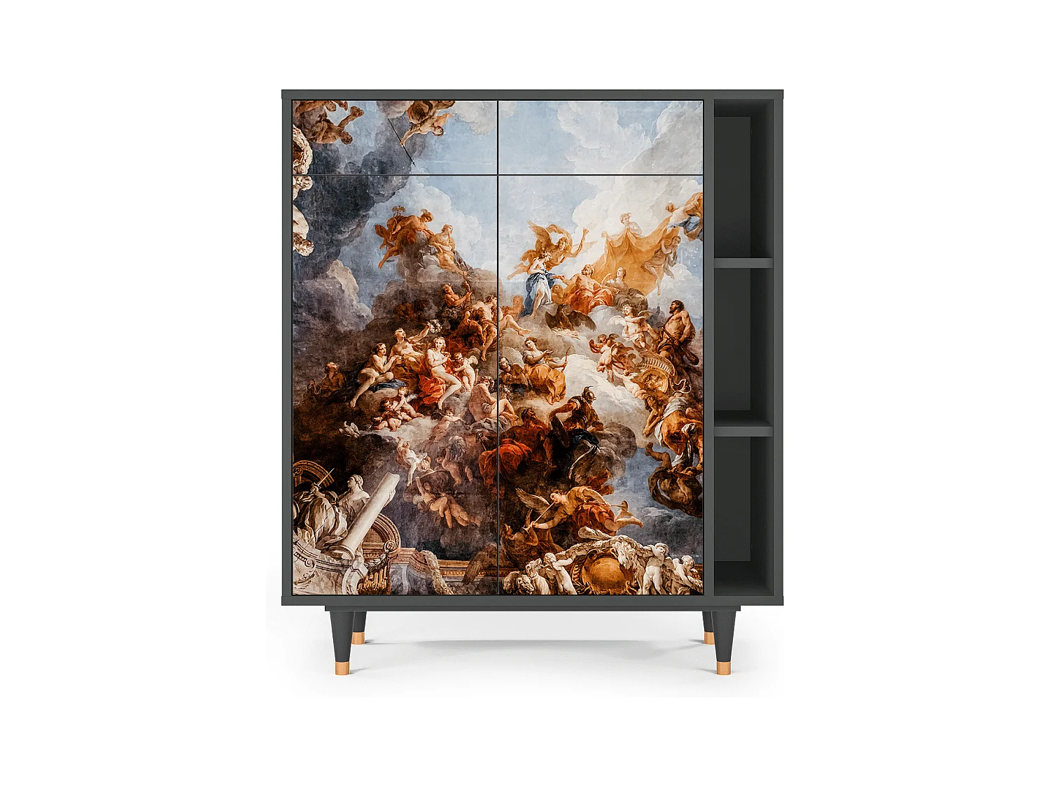 Sideboard - 96х110х41 cm - BS6 - Versailles, Anthrazit