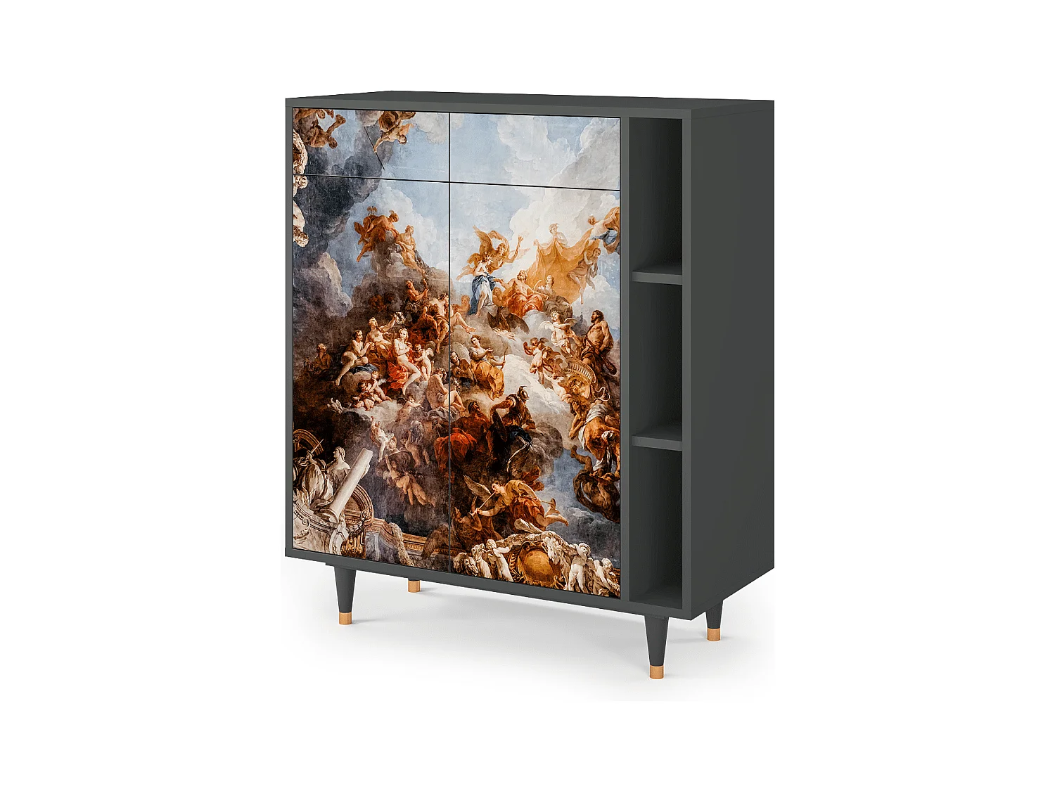 Sideboard - 96х110х41 cm - BS6 - Versailles, Anthrazit