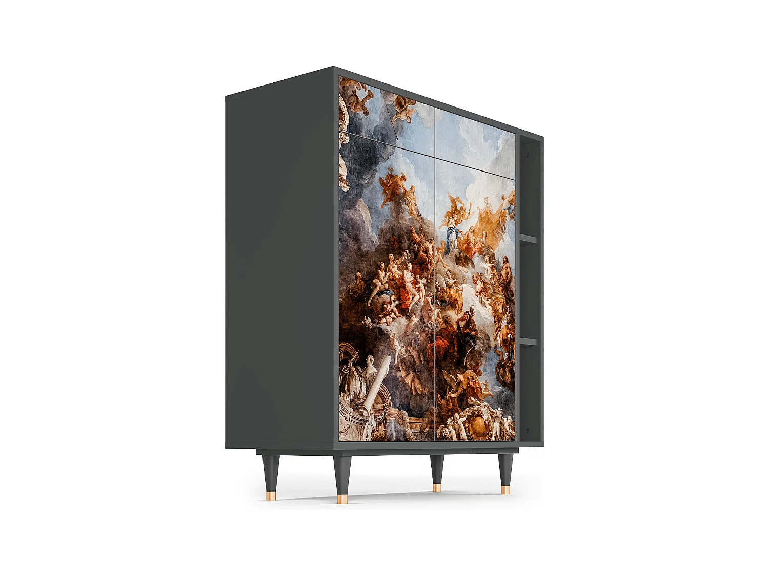 Sideboard - 96х110х41 cm - BS6 - Versailles, Anthrazit