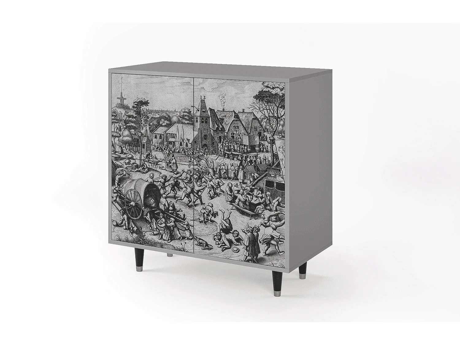 Dressoir - 94x96x48 cm - BS3 - The Festival of Saint, Grijs