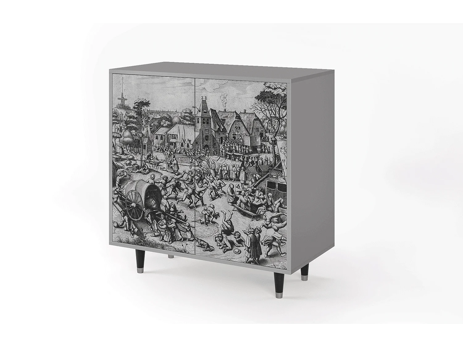 Buffet - 94x96x48 cm - BS3 - The Festival of Saint, Gris