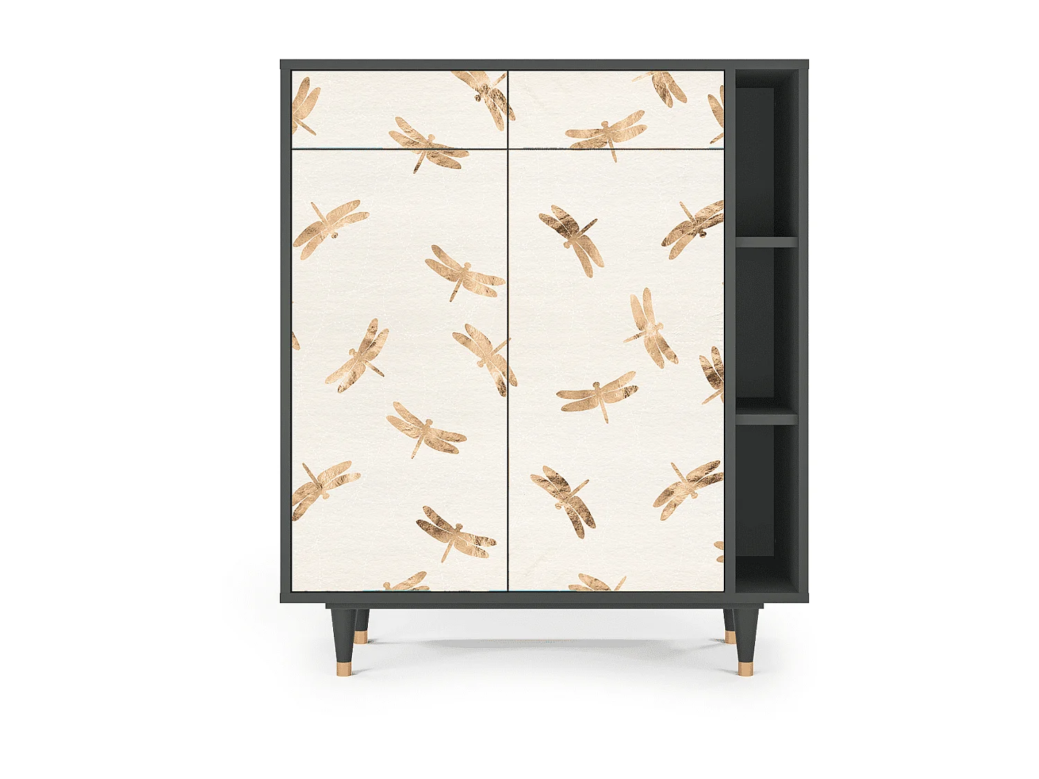 Buffet - 96х110х41 cm - BS6 - Nude Dragonflies, Anthracite