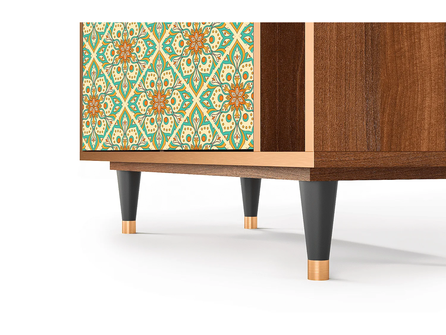 Credenza - 96х110х41 cm - BS6 - Hindu Daisy, Noce