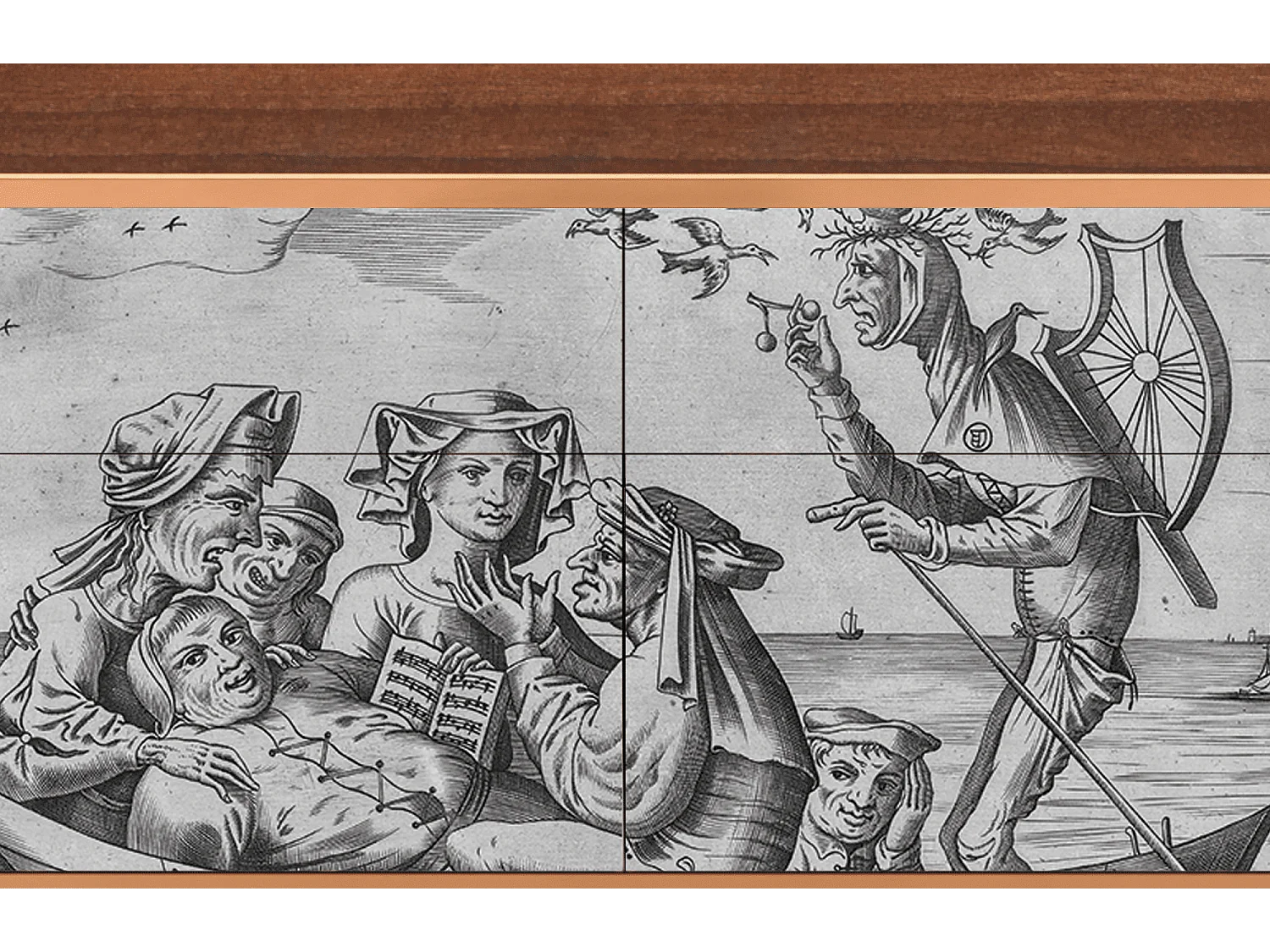 Buffet - 115x85x48 cm - BS4 - Blau Schuyte, Noyer