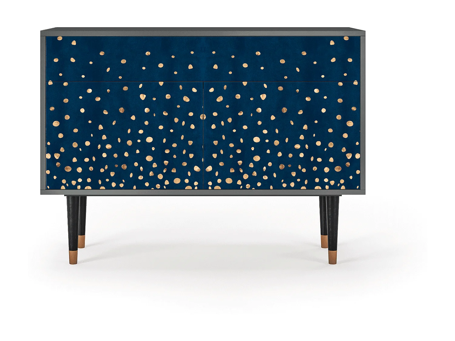 Kredens - 115x85x48 cm - BS4 - Night Skies, Antracyt