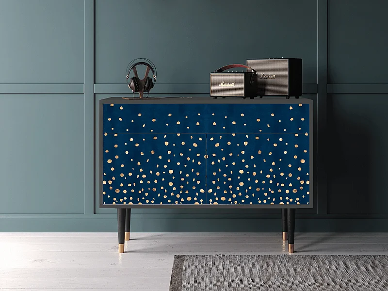 Kredens - 115x85x48 cm - BS4 - Night Skies, Antracyt