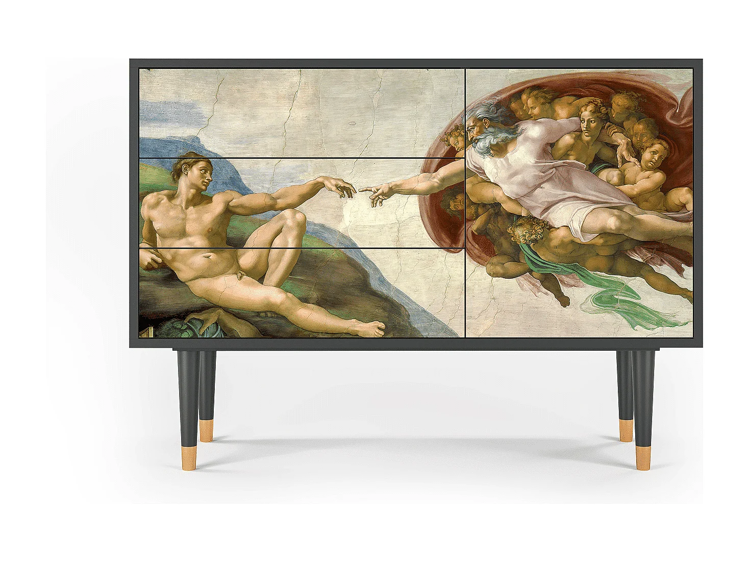 Buffet - 115х84х41 cm - S3 - The Creation of Adam, Anthracite