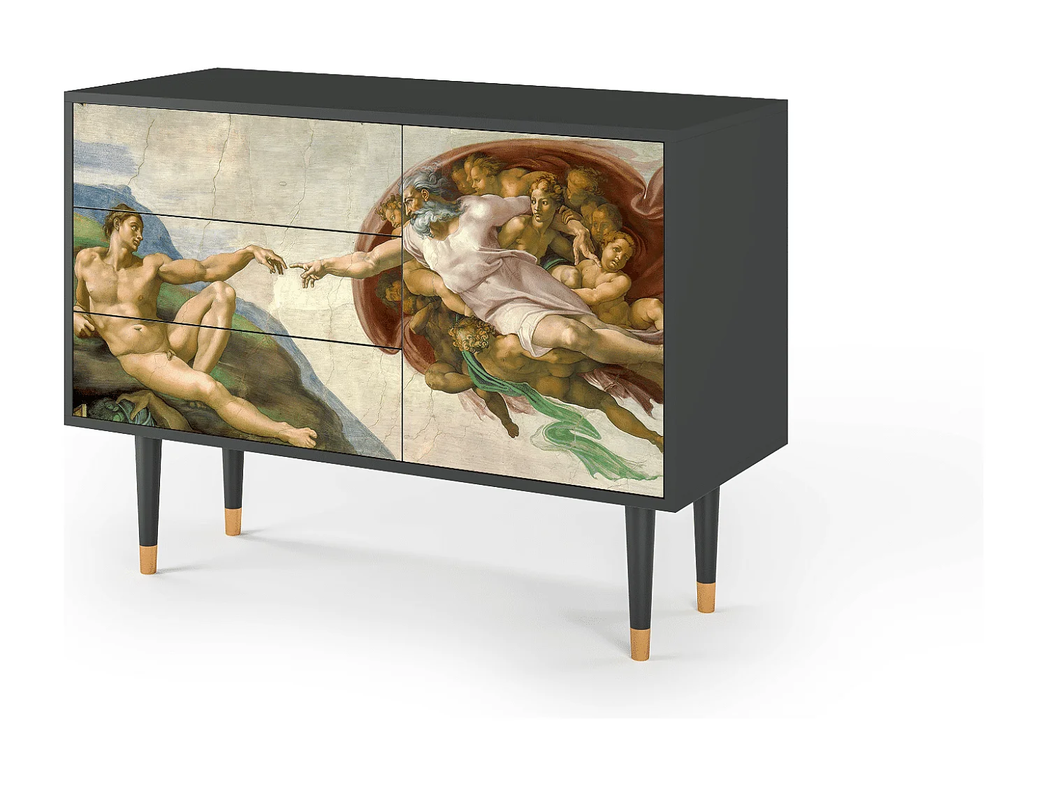 Buffet - 115х84х41 cm - S3 - The Creation of Adam, Anthracite