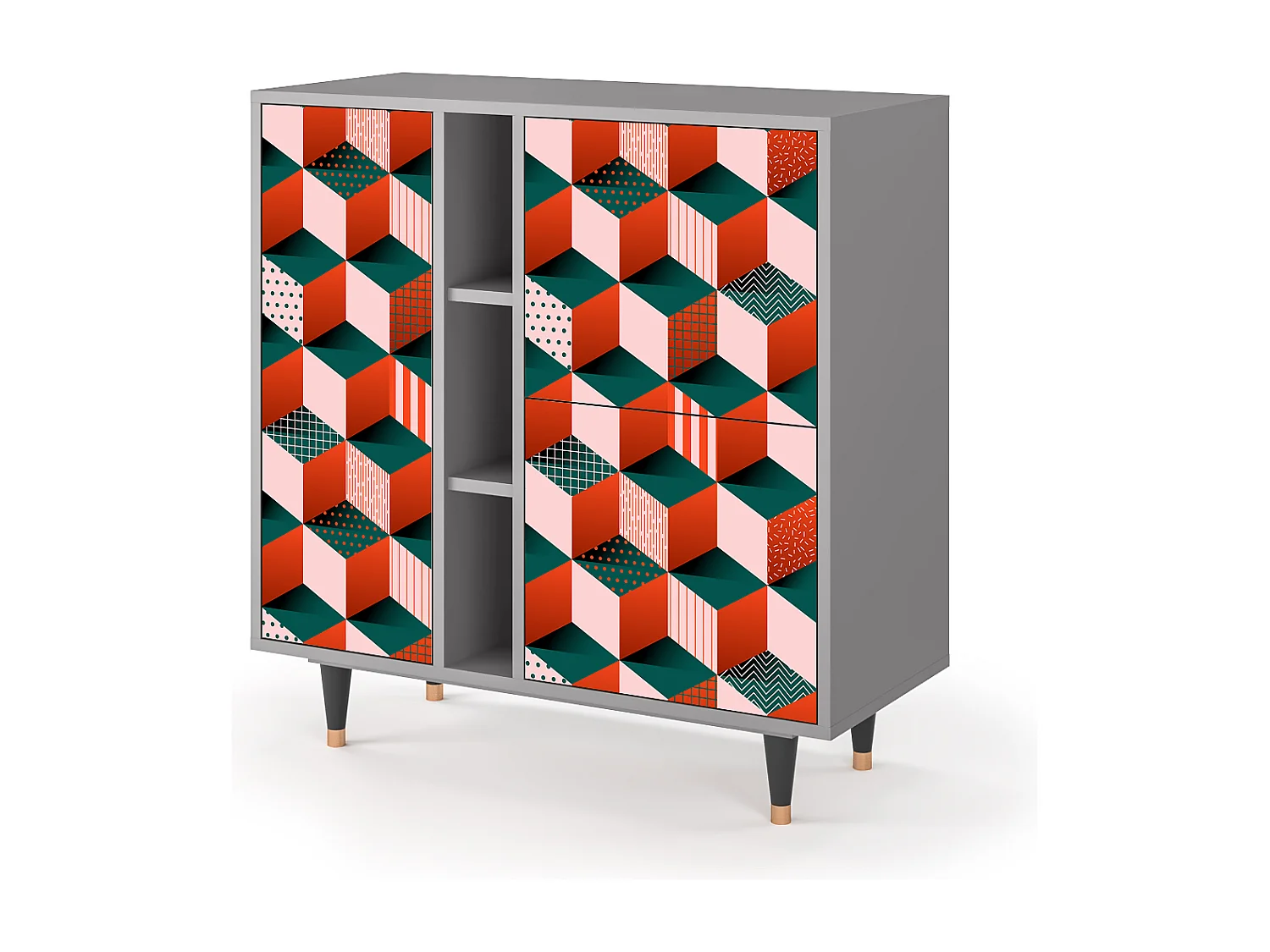 Buffet - 94х96х41 cm - BS5 - Pepsi-Cola, Gris