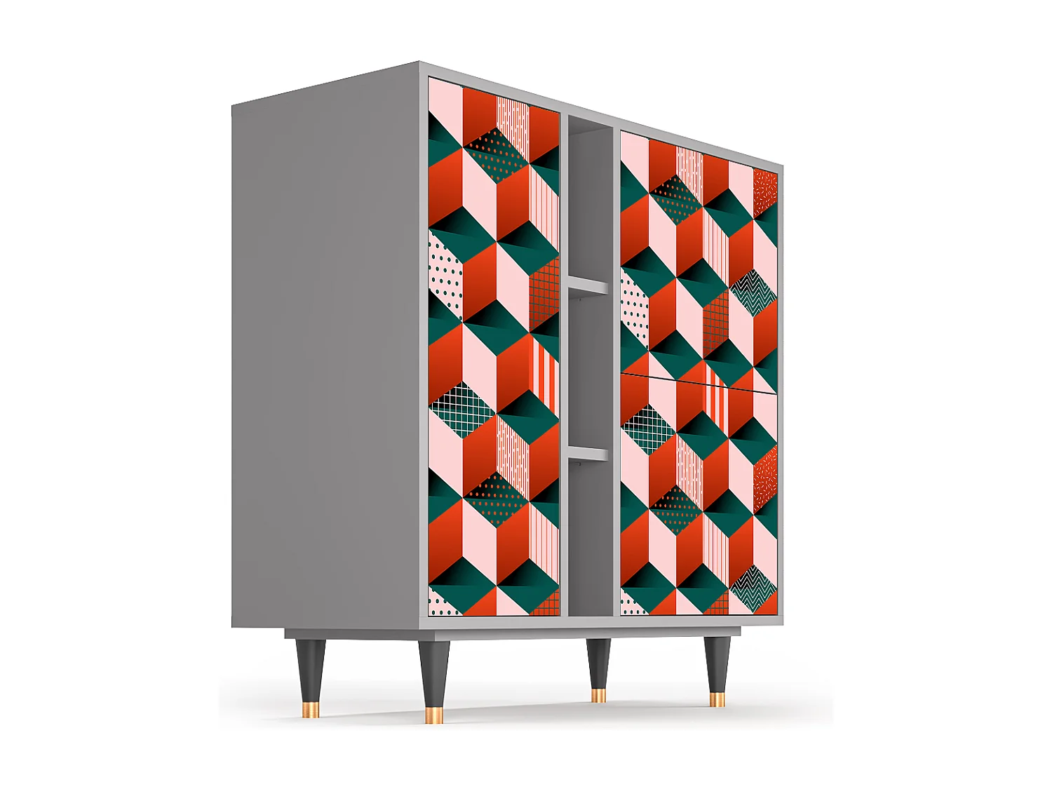 Buffet - 94х96х41 cm - BS5 - Pepsi-Cola, Gris