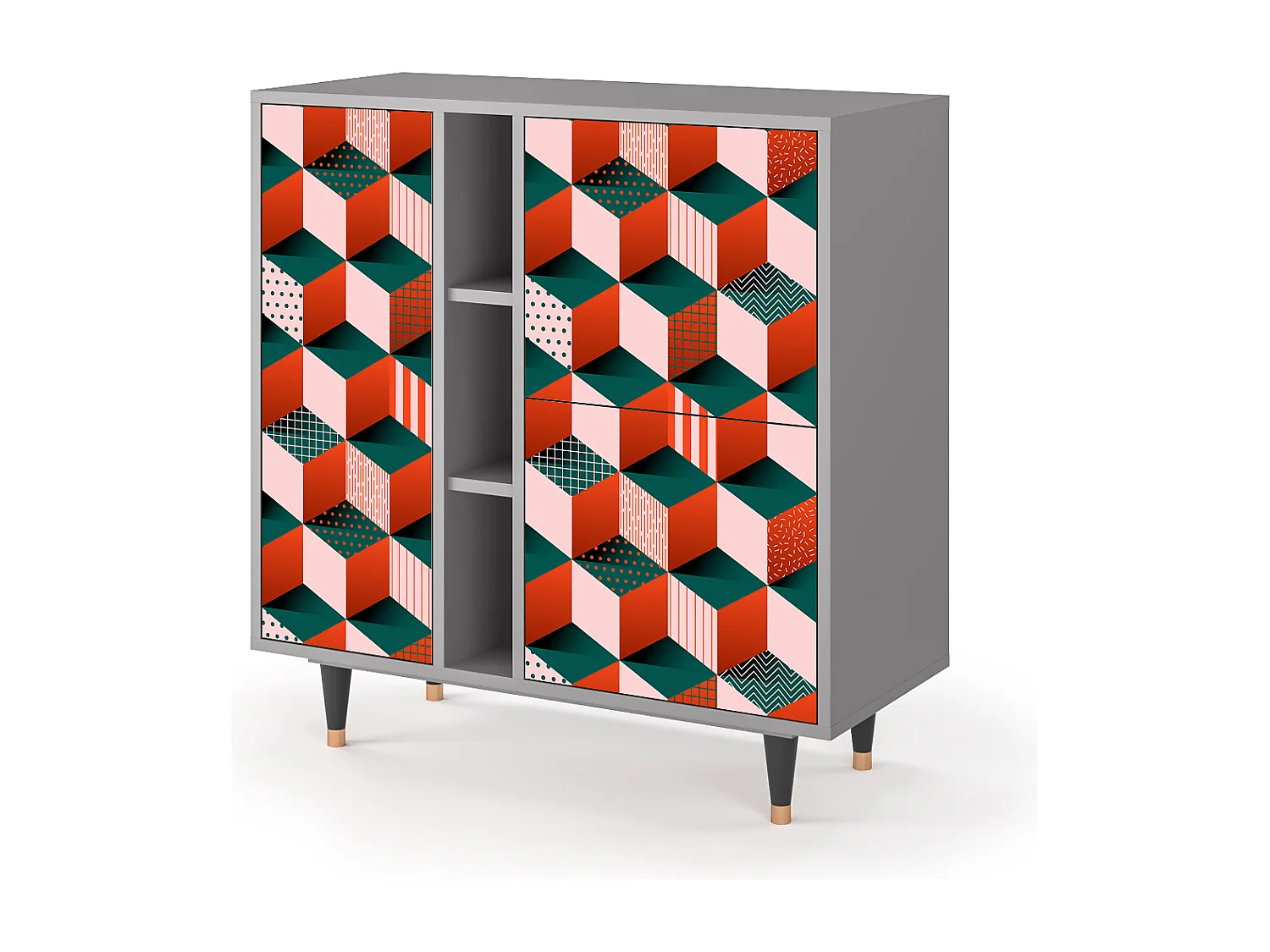 Buffet - 94х96х41 cm - BS5 - Pepsi-Cola, Gris