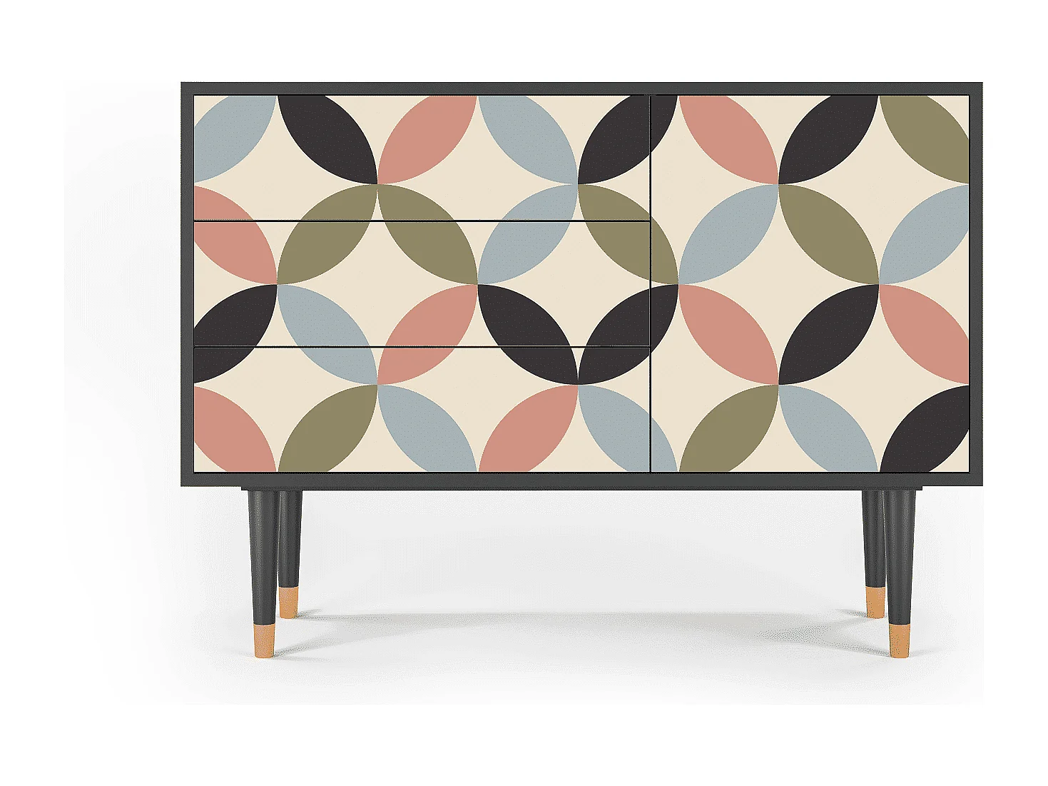 Buffet - 115х84х41 cm - S3 - Butterfly Effect, Anthracite