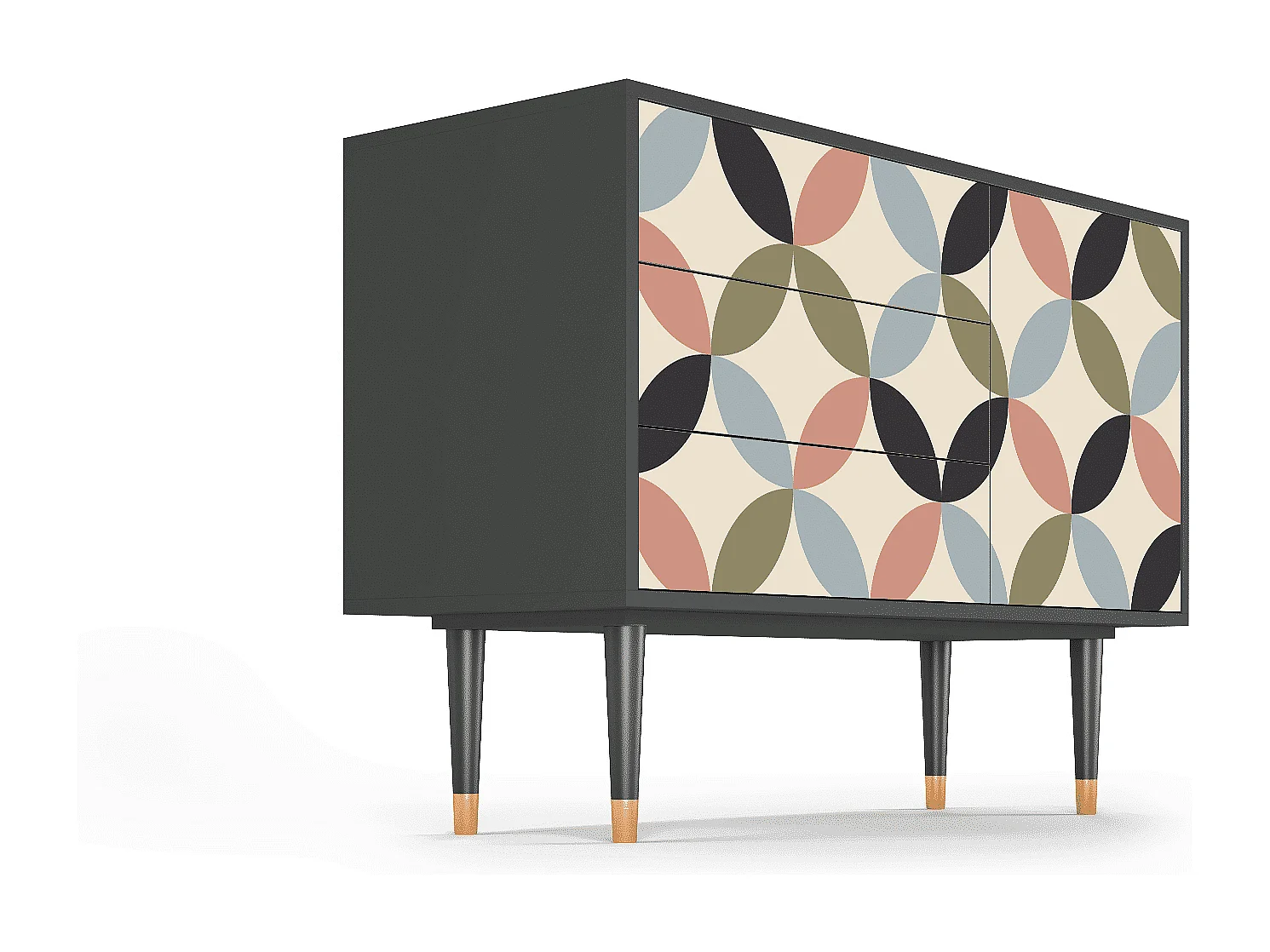 Buffet - 115х84х41 cm - S3 - Butterfly Effect, Anthracite