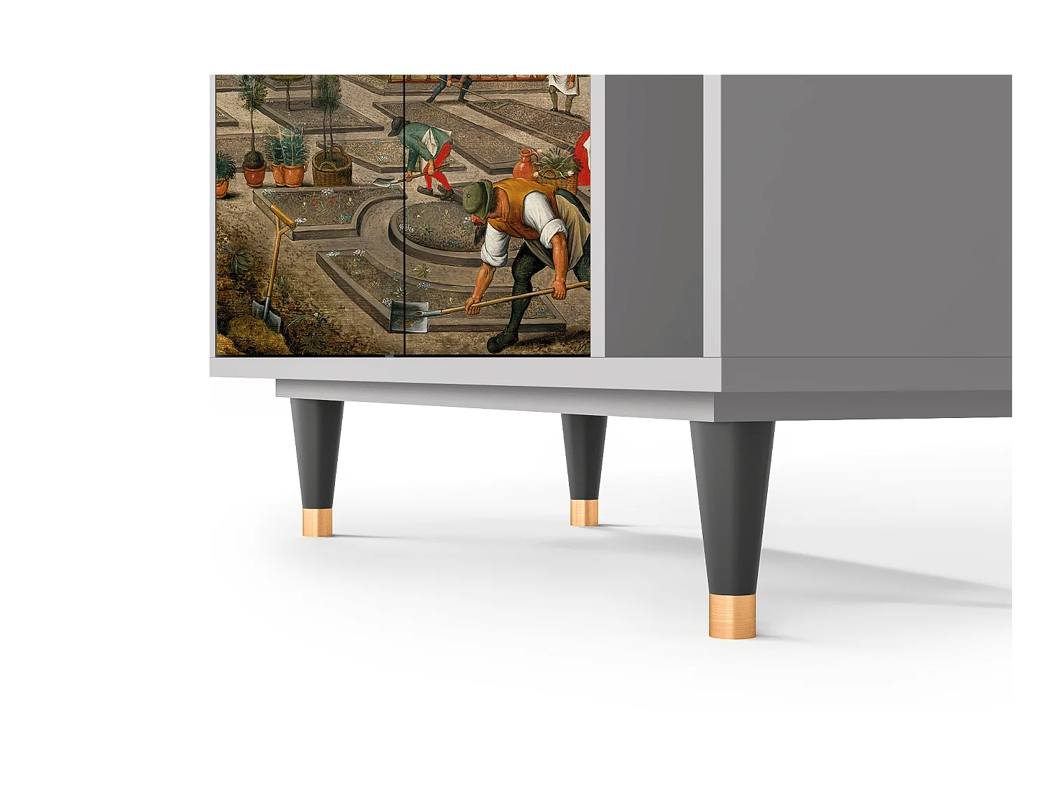 Sideboard - 96х110х41 cm - BS6 - The Younger - Spring, Grau