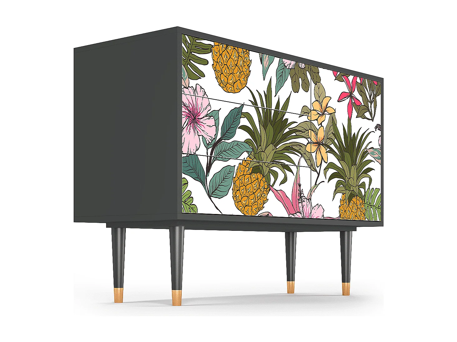 Aparador - 115х84х41 cm - S3 - Estival Fruit, Antracita