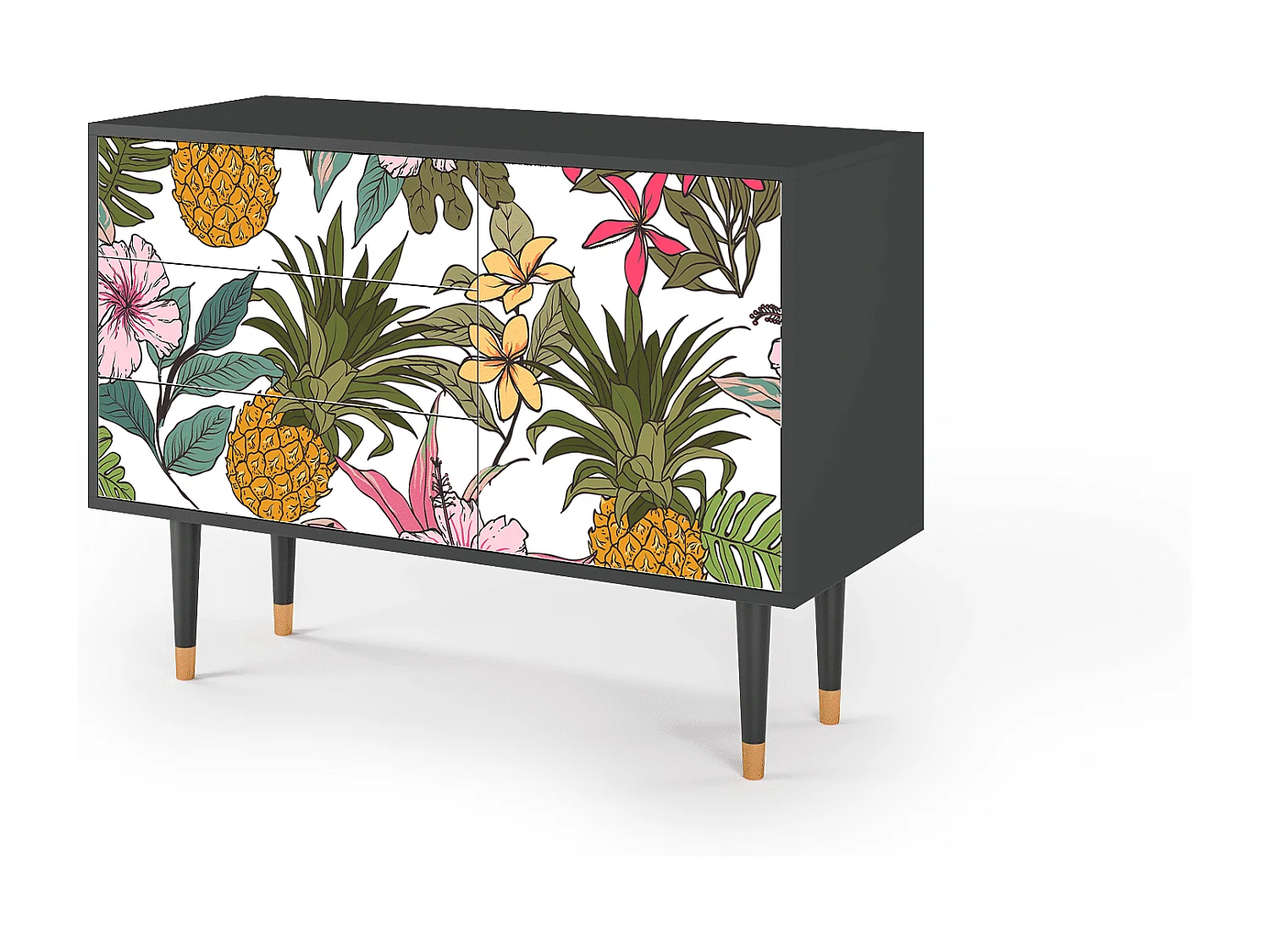 Dressoir - 115х84х41 cm - S3 - Estival Fruit, Antraciet