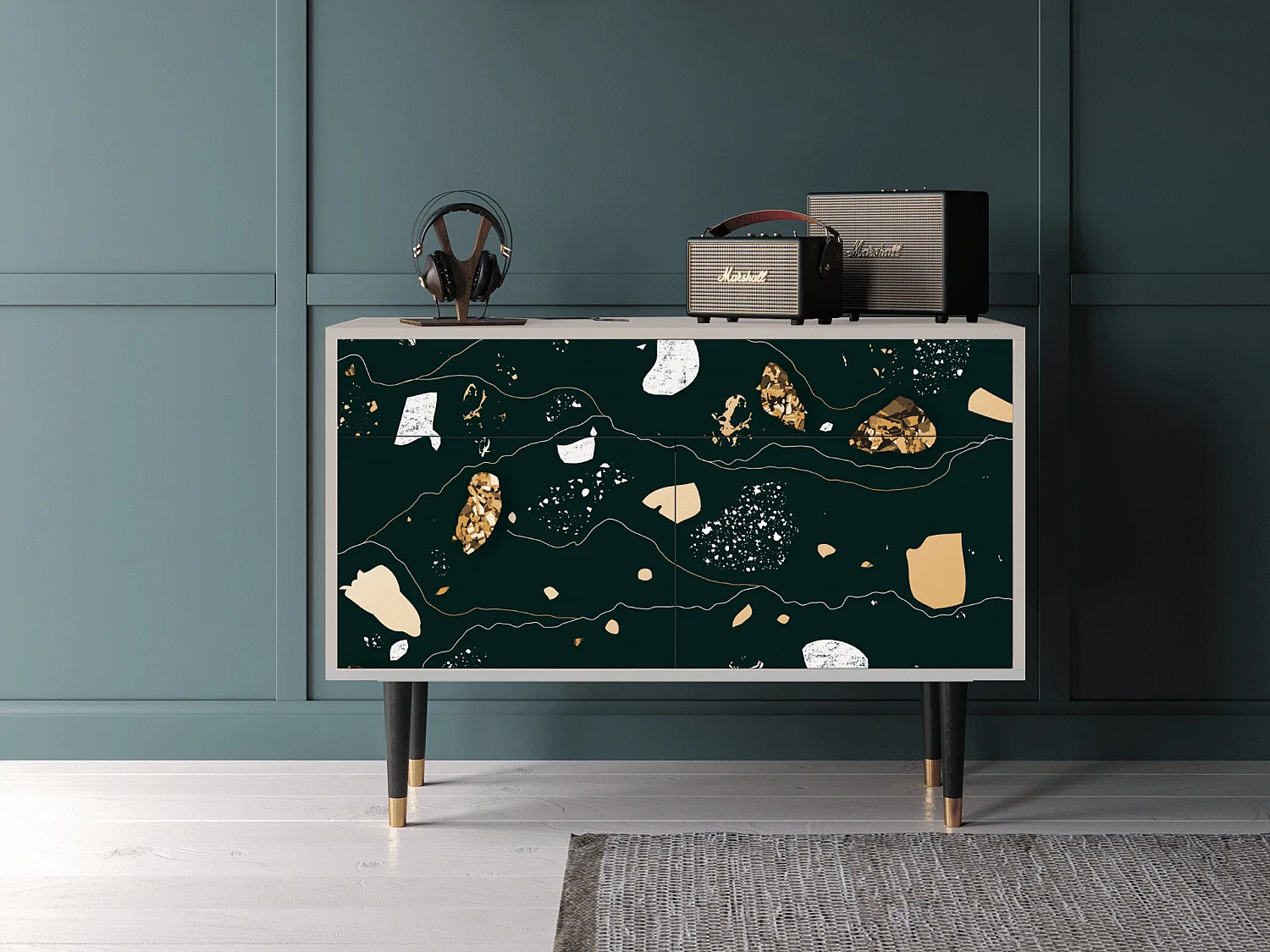 Sideboard - 115x85x48 cm - BS4 - Space Rocks, Sand