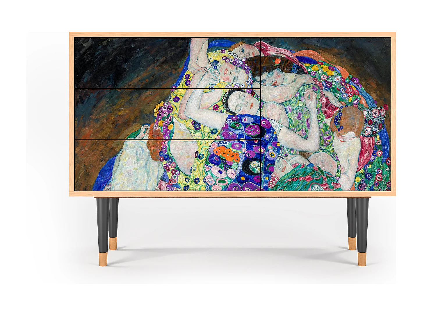 Aparador - 115х84х41 cm - S3 - The Maiden by Klimt, Nogueira