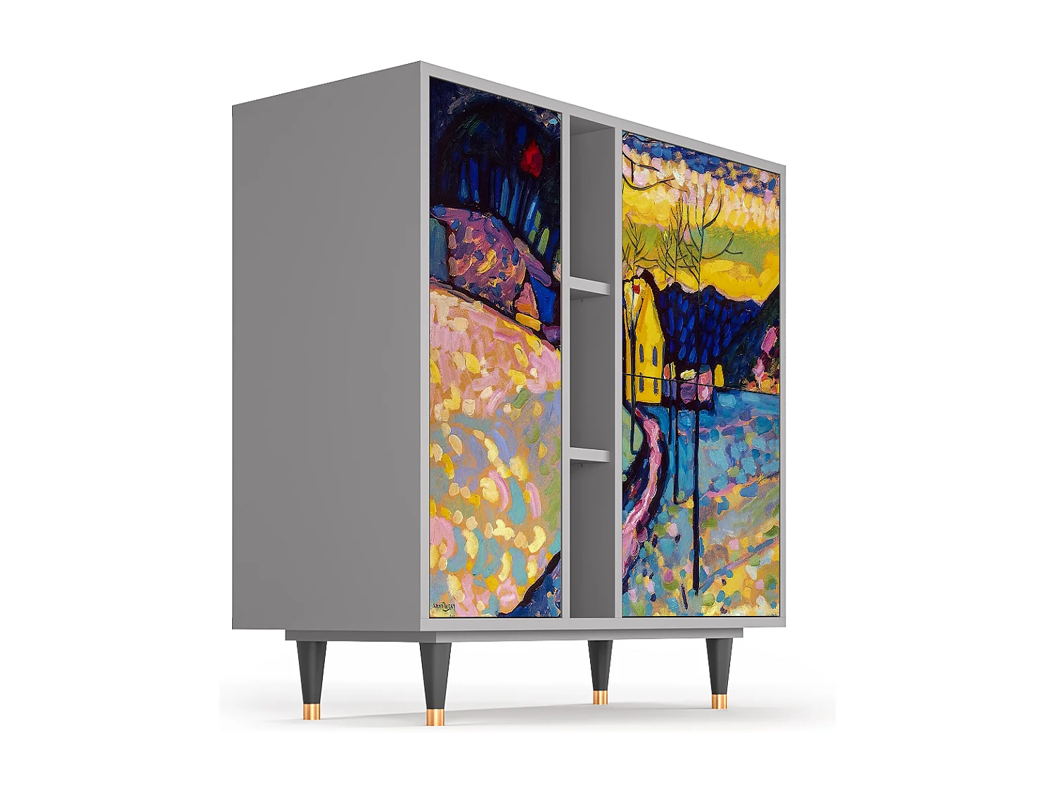 Buffet - 94х96х41 cm - BS5 - Winter Landscape, Gris