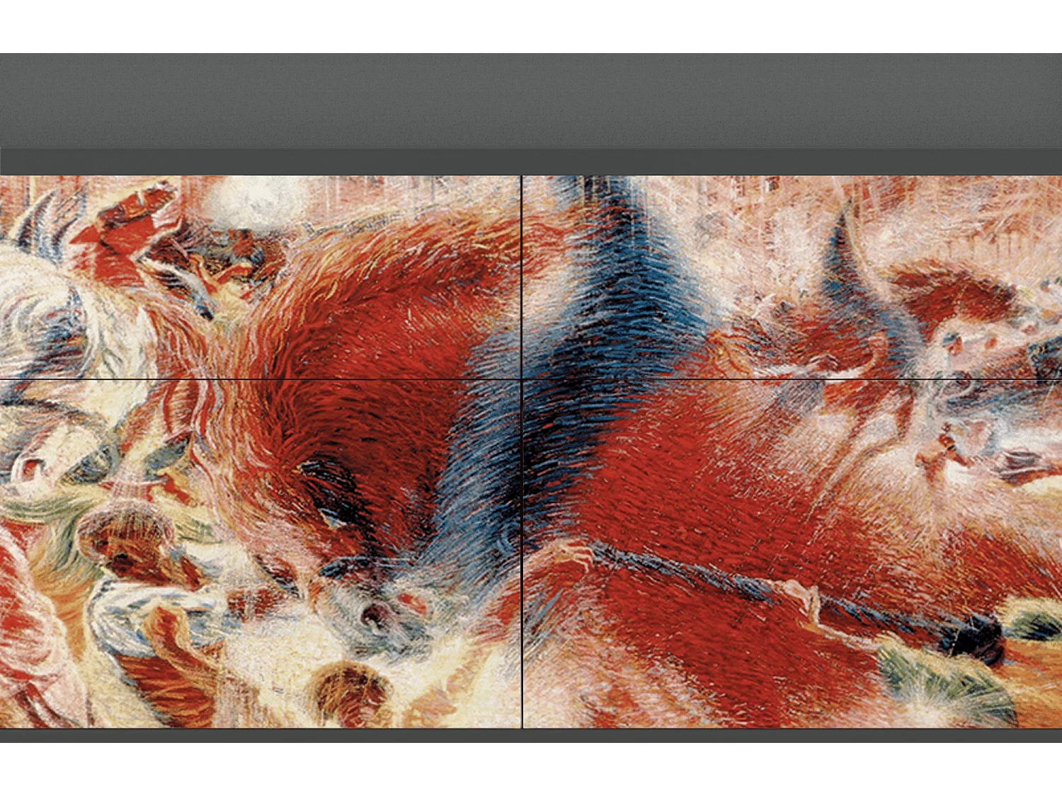 Kredens - 115x85x48 cm - BS4 - The City Rises, Antracyt