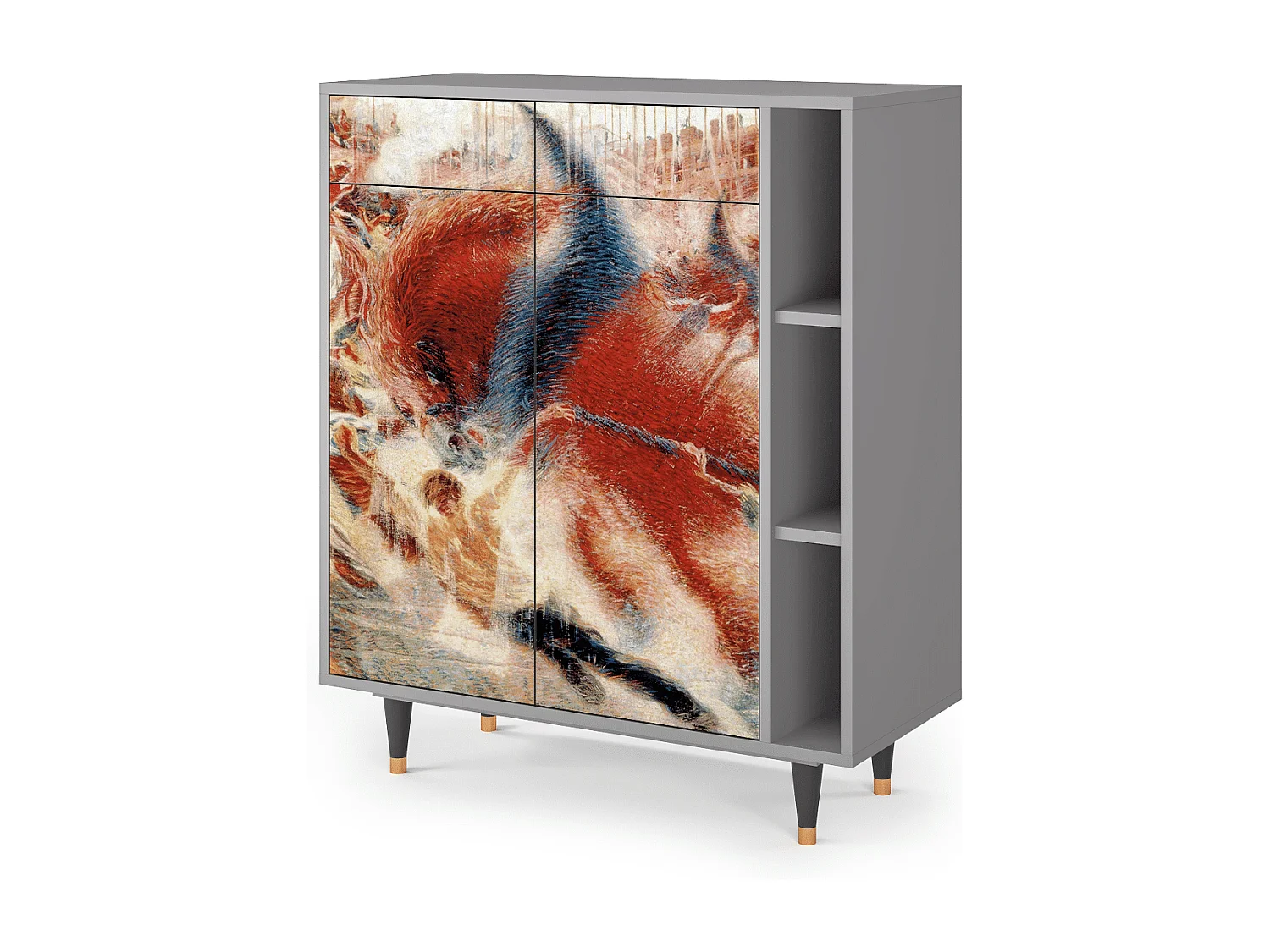 Credenza - 96х110х41 cm - BS6 - The City Rises, Grigio