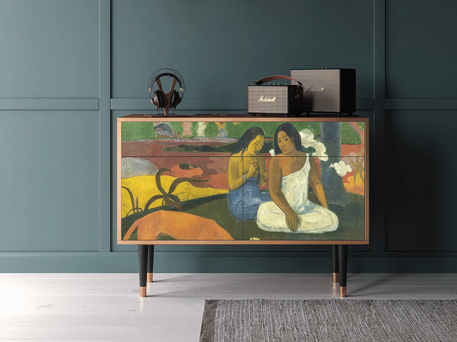 Dressoir - 115x85x48 cm - BS4 - Arearea , Walnoot