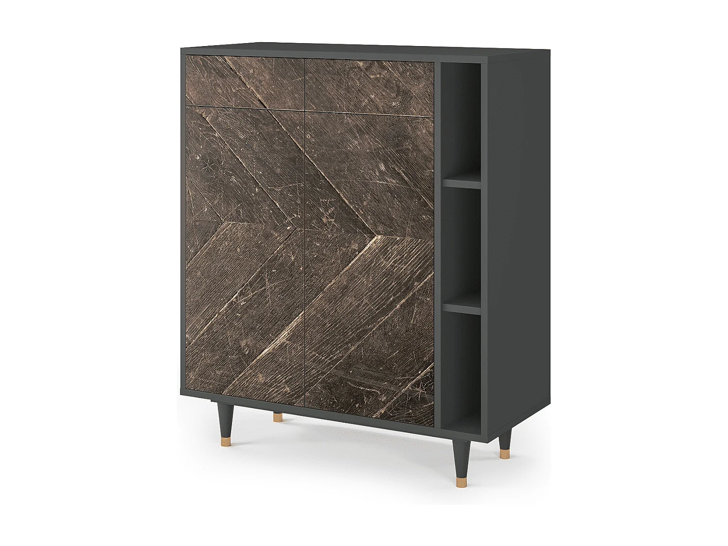 Buffet - 96х110х41 cm - BS6 - Wise Tree, Anthracite