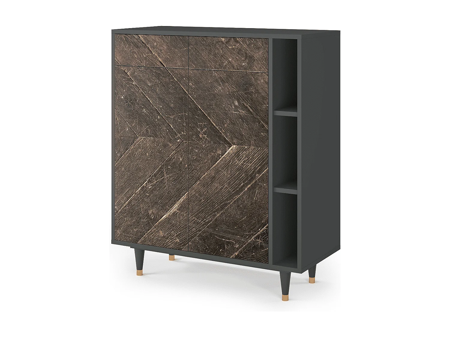 Credenza - 96х110х41 cm - BS6 - Wise Tree, Antracite