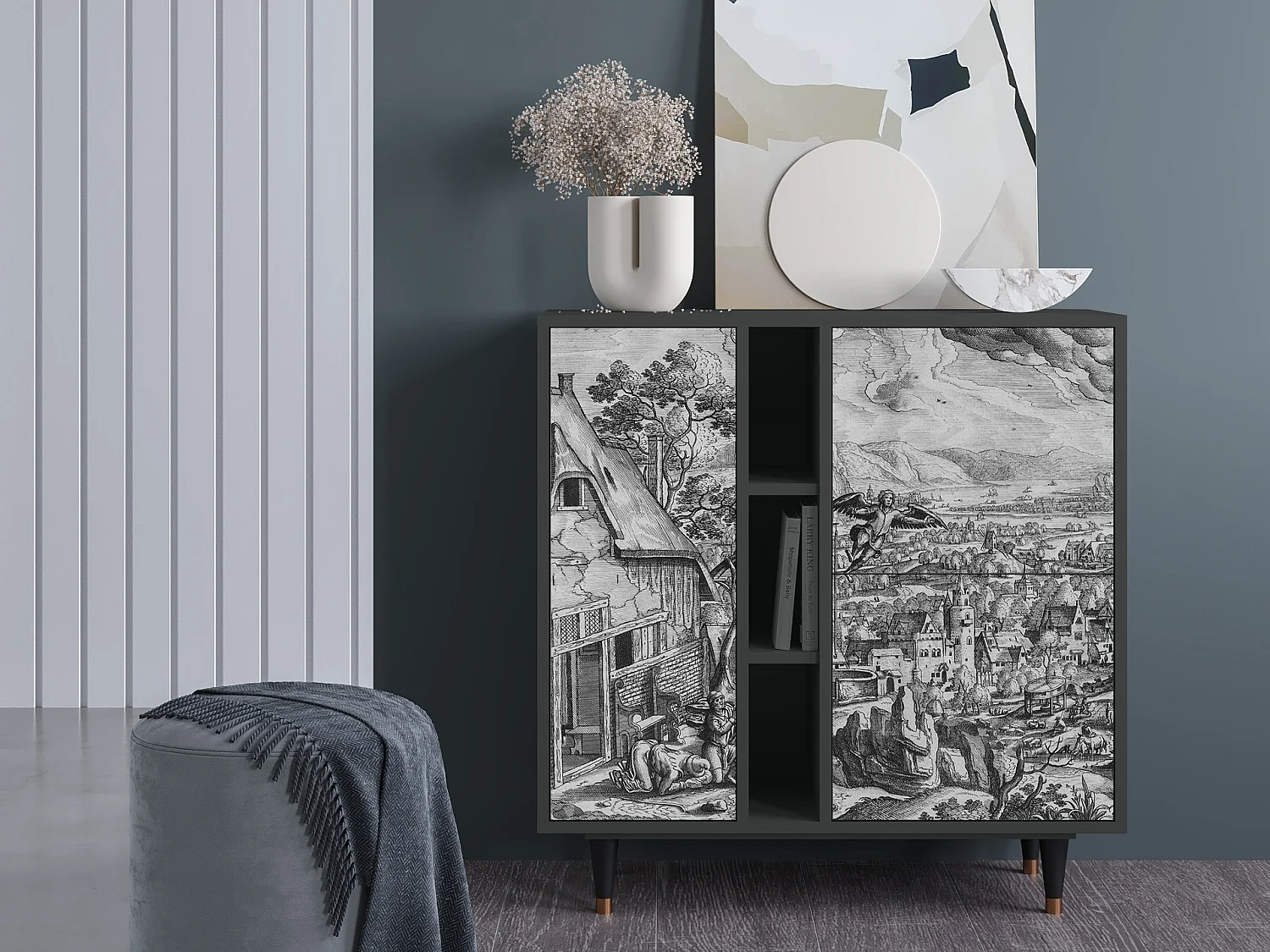 Buffet - 94х96х41 cm - BS5 - Departure, Anthracite