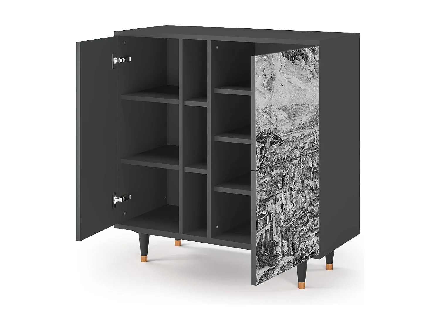 Buffet - 94х96х41 cm - BS5 - Departure, Anthracite