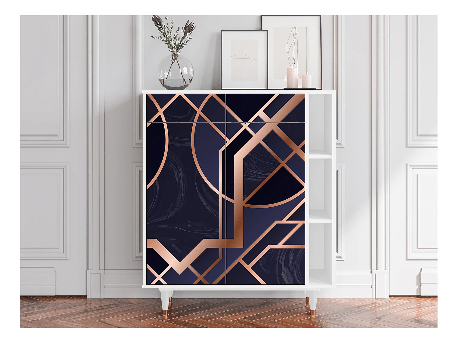 Buffet - 96х110х41 cm - BS6 - Purple Temple, Blanc