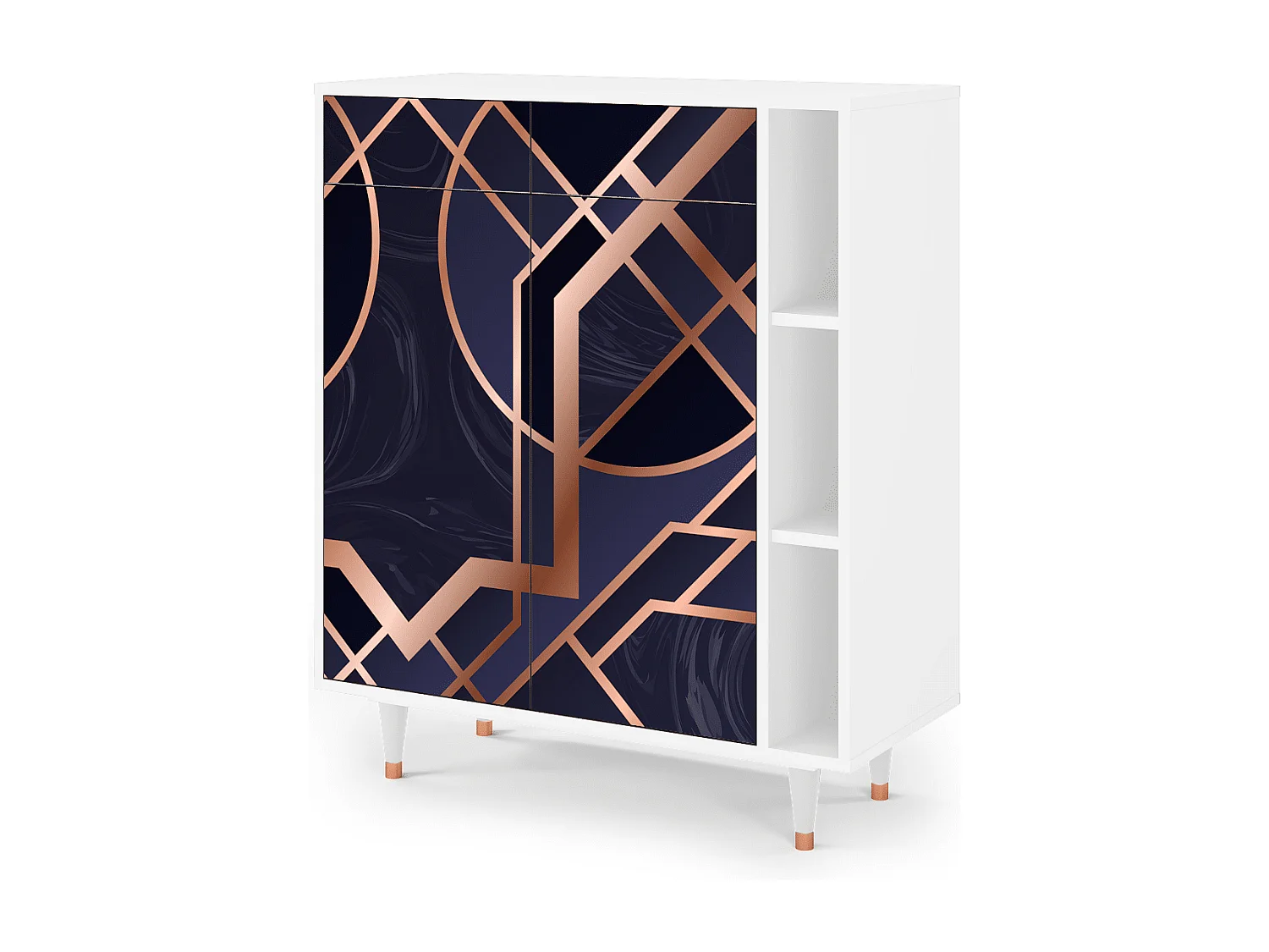 Buffet - 96х110х41 cm - BS6 - Purple Temple, Blanc