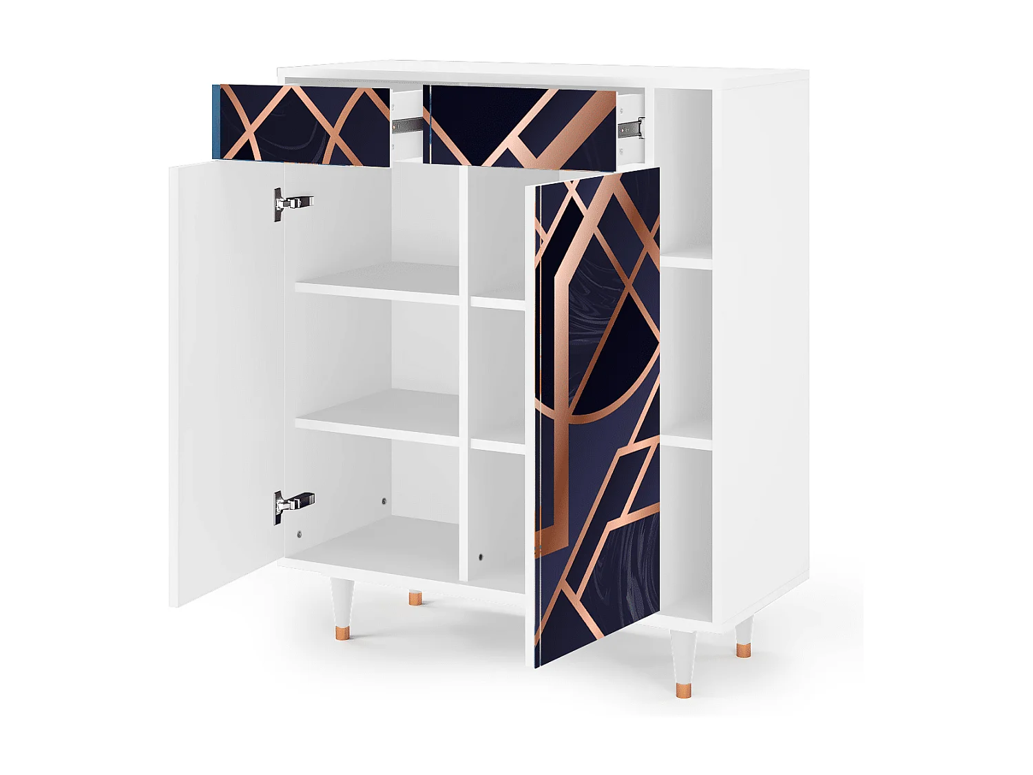 Buffet - 96х110х41 cm - BS6 - Purple Temple, Blanc