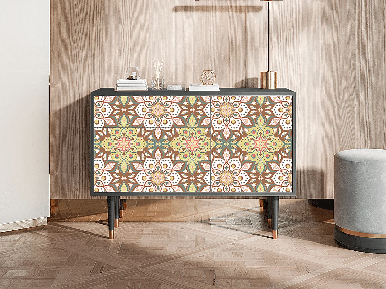 Credenza - 115х84х41 cm - S3 - Chinese Tea, Antracite
